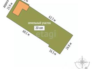 1-этажный дом, 151.8 м², 20 соток