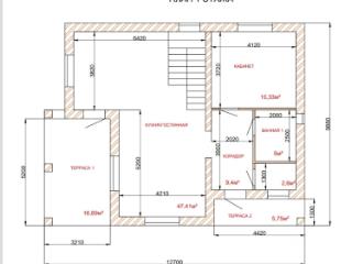 2-этажный коттедж, 184 м², 7 соток