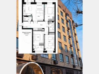 3-комн. квартира, 117.2 м², 7/8 этаж