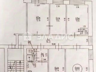 5-комн. квартира, 95.1 м², 2/3 этаж