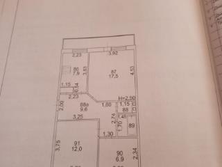 3-комн. квартира, 57.7 м², 3/3 этаж