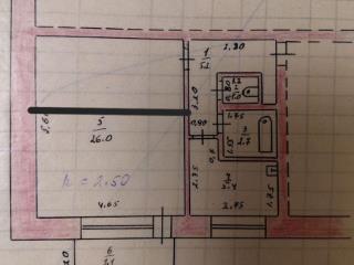 2-комн. квартира, 41.5 м², 3/3 этаж