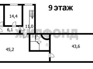 6-комн. квартира, 323.3 м², 8/9 этаж