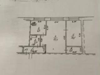 2-комн. квартира, 44.3 м², 1/2 этаж