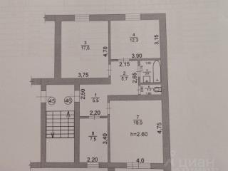 3-комн. квартира, 71.7 м², 5/5 этаж
