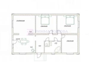 1-этажный дом, 115 м², 8 соток