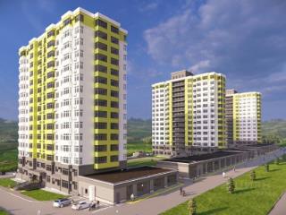 3-комн. квартира, 74.3 м², 1/15 этаж