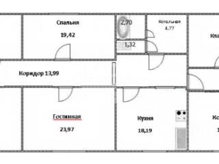 1-этажный дом, 109.7 м², 26250 соток