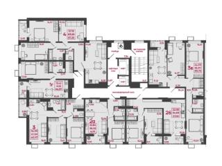 4-комн. квартира, 87.23 м², 8/17 этаж