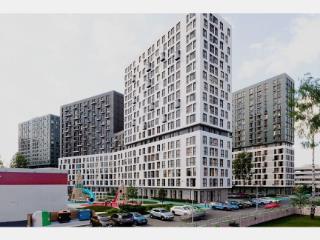 Студия, 25.6 м², 13/16 этаж