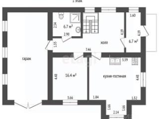 2-этажный дом, 210 м², 6 соток