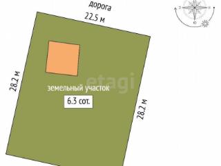  коттедж, 40 м², 6.3 соток