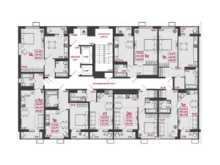 1-комн. квартира, 45.4 м², 13/17 этаж