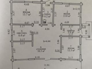 1-этажный коттедж, 115.1 м², 25 соток