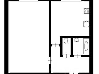 1-комн. квартира, 31.2 м², 1/5 этаж
