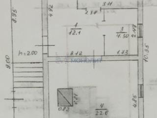 1-этажный дом, 46.4 м², 9 соток