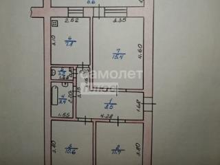 3-комн. квартира, 58 м², 5/5 этаж