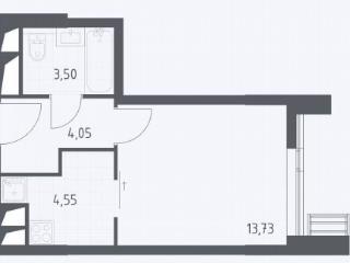 1-комн. квартира, 25 м², 15/31 этаж