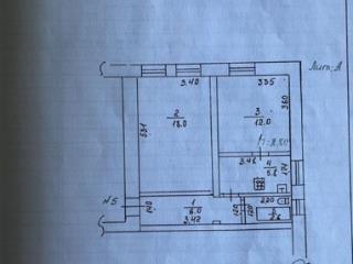 2-комн. квартира, 44.4 м², 2/2 этаж