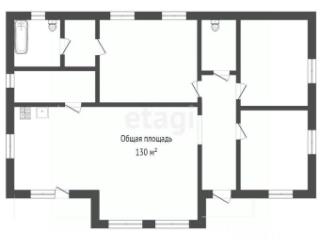 1-этажный дом, 130 м², 10 соток