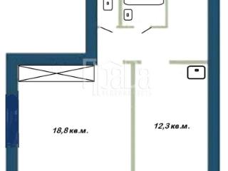 1-комн. квартира, 42.2 м², 1/17 этаж