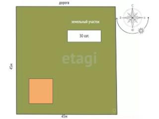 1-этажный дом, 70 м², 30 соток