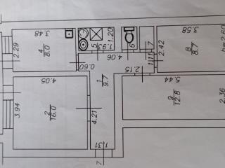 3-комн. квартира, 64 м², 1/2 этаж