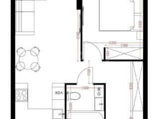 2-комн. квартира, 43.1 м², 4/7 этаж