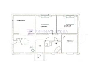 1-этажный дом, 115 м², 8 соток
