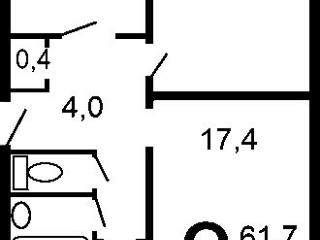 3-комн. квартира, 60.3 м², 8/9 этаж