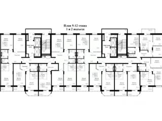 1-комн. квартира, 56.9 м², 12/25 этаж