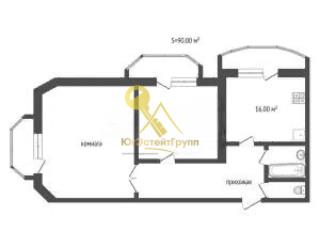 3-комн. квартира, 79.4 м², 4/9 этаж