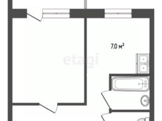 1-комн. квартира, 36 м², 1/5 этаж