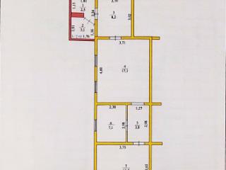 3-комн. квартира, 55 м², 2/2 этаж