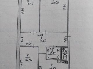 3-комн. квартира, 72.2 м², 1/3 этаж