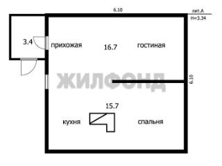  дом, 35.6 м², 15 соток