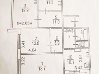 4-комн. квартира, 102 м², 9/22 этаж