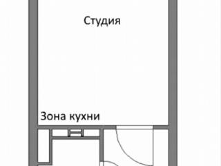 Студия, 13.4 м², 2/26 этаж