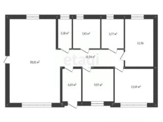 1-этажный дом, 115 м², 6 соток