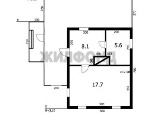  дом, 50 м², 13.78 соток