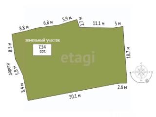 2-этажный дом, 50 м², 4 сотки