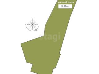 1-этажный дом, 60 м², 18.1 соток