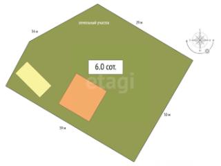 2-этажный дом, 85 м², 6 соток