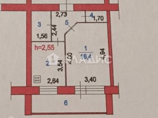 1-комн. квартира, 36.1 м², 2/10 этаж