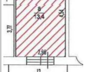 Комната, 59.2 м², 1-комн.