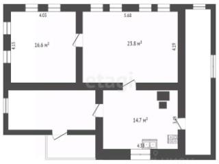 1-этажный дом, 55.1 м², 36 соток