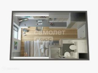 Студия, 7.8 м², 4/4 этаж