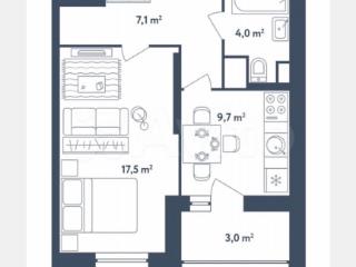 1-комн. квартира, 39 м², 21/25 этаж