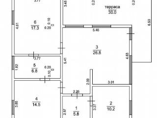  дом, 115.3 м², 7.5 соток