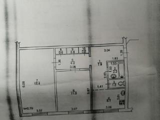 2-комн. квартира, 53.8 м², 4/5 этаж